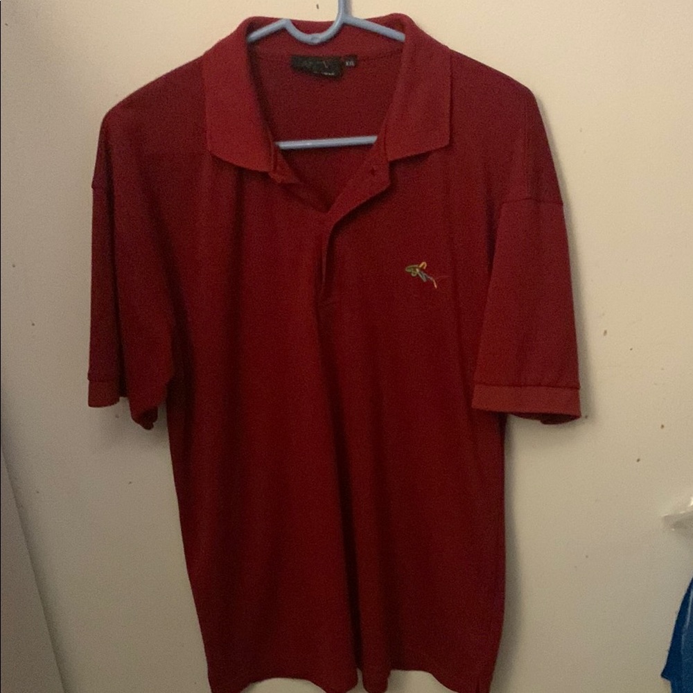 Gorgeous Cherry Red Classic Greg Norman Golf/Polo Shirt SZ 2XL